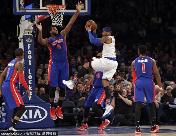  布伦森末节独得十五分，尼克斯逆转活塞止住连败  